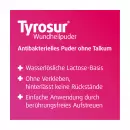 Tyrosur Wundheilpuder zur Behandlung von kleinen Wunden, ранозаживляющий порошок для лечения небольших ран - Тирозур ранозаживляющий порошок для лечения небольших ран