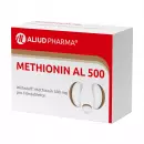 Метионин AL 500 таблетки с пленкой