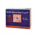 BD Micro-Fine+ U 100 инсулиновый шприц 0, 3x8 мм