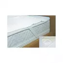 Махровая натяжная накладка 100x200 см, покрытая фольгой