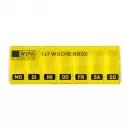 Wepa 1x7 Wochenbox gelb mit UV-Schutz+, недельный дозатор для лекарств, желтый - Wepa 1x7 Wochenbox gelb mit UV-Schutz+, недельный дозатор для лекарств, желтый
