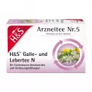 H&S Galle- Und Lebertee N Filterbeutel, H&S Желчный и Печеночный чай, пакетики