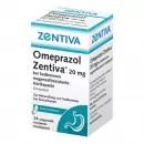 Omeprazol Zentiva 20 mg bei Sodbrennen, Омепразол Зентива 20 мг, капсулы при изжоге