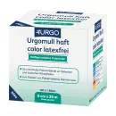 Фиксирующая повязка цвета Urgomull, не содержащая латекса, синего цвета 8 см х 20 м