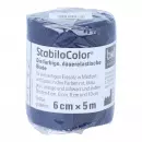 Повязка StabiloColor с бортиком 6 см синего цвета