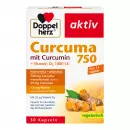 Куркума активная с двойным сердцем 750 с куркумином + витамином D3