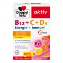 Таблетки депо с двойным сердцем активный B12+C+D3