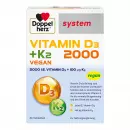 Doppelherz system Vitamin D3 2000 + K2 Tabletten, Доппелгерц Систем Витамин D3 2000 МЕ + K2, таблетки