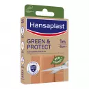 Пластырь Hansaplast Green & Protect 1 м х 6 см