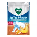 Wick IceTea Pfirsich Bonbons ohne Zucker, леденцы от кашля без сахара со вкусом персикового чая со льдом