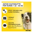Жевательные таблетки AdTab для собак весом от 22 до 45 кг - Жевательные таблетки AdTab для собак весом от 22 до 45 кг