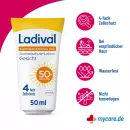Лосьон для защиты от солнца для чувствительной кожи Ladival для лица LSF50+ - Лосьон для защиты от солнца для чувствительной кожи Ladival для лица LSF50+