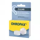 Прозрачные силиконовые заглушки для ушей Ohropax