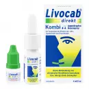 Livocab Direkt Kombi 4ml Augentropfen + 5ml Nasenspray, 4 мл глазные капли + 5 мл назальный спрей